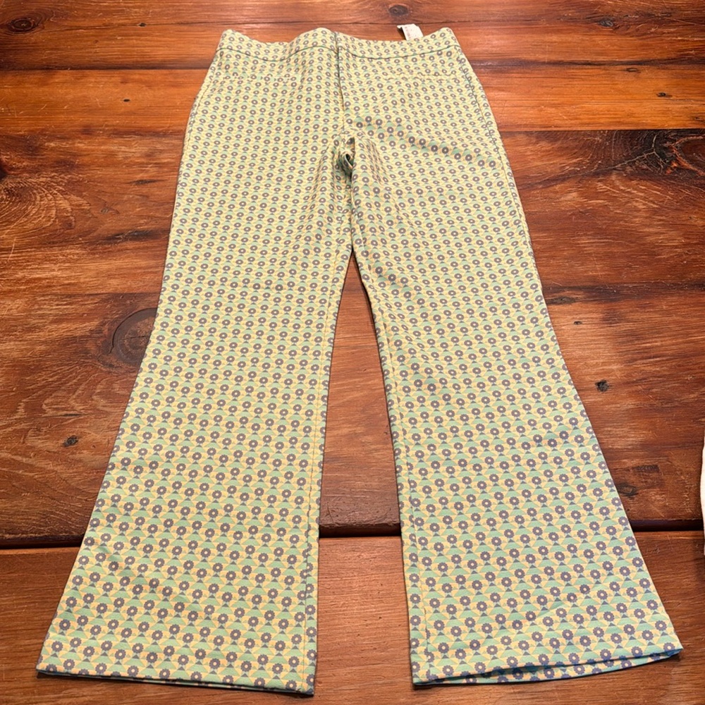 Zara Retro Stretch Flower Pants